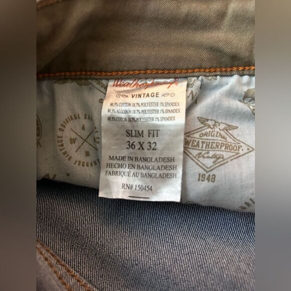 Two pairs of EUC men’s jeans size 36x32 vintage and Holister - Picture 3 of 11